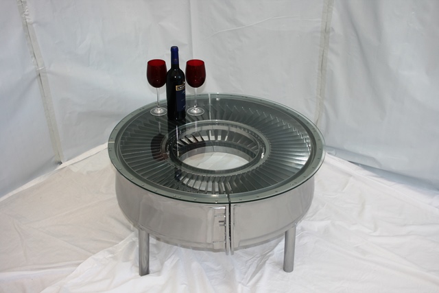 Nimrod Jet engine Fan blade coffee table14